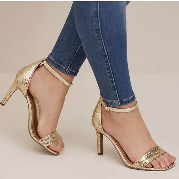 TORRID SEQUIN STILETTO HEEL SANDAL (WW) - Picture 2 of 8